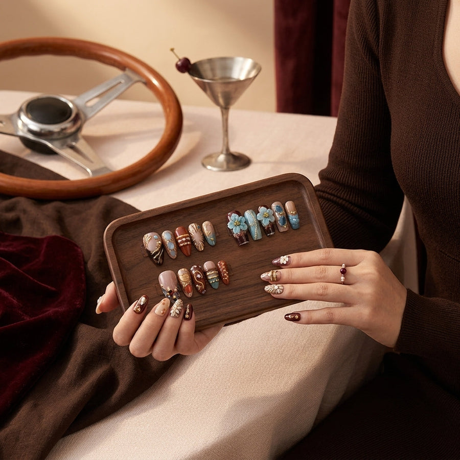 Retro Reverie Press-On Nails