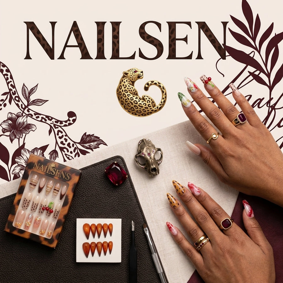 Safari & Leopard Press-On Nails