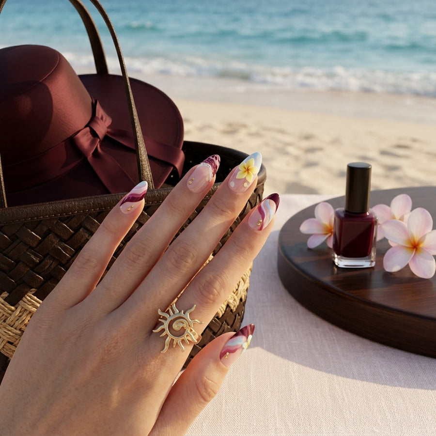 Tropical & Beach Press-On Nails