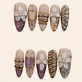 Nailsens Press-on Nails Mauve Pearl Baroque