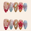 Nailsens Press-on Nails Cherry Glass Garden