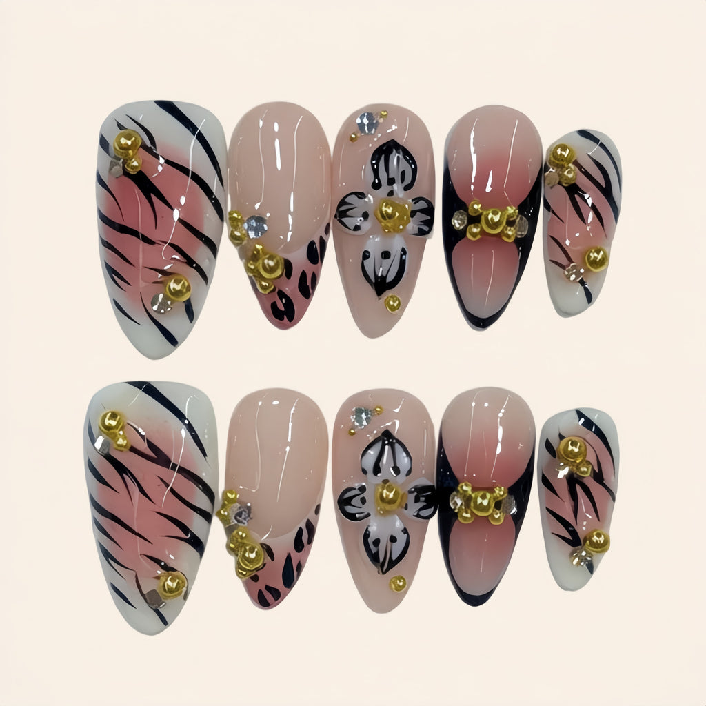 Nailsens Press-on Nails Safari Chic