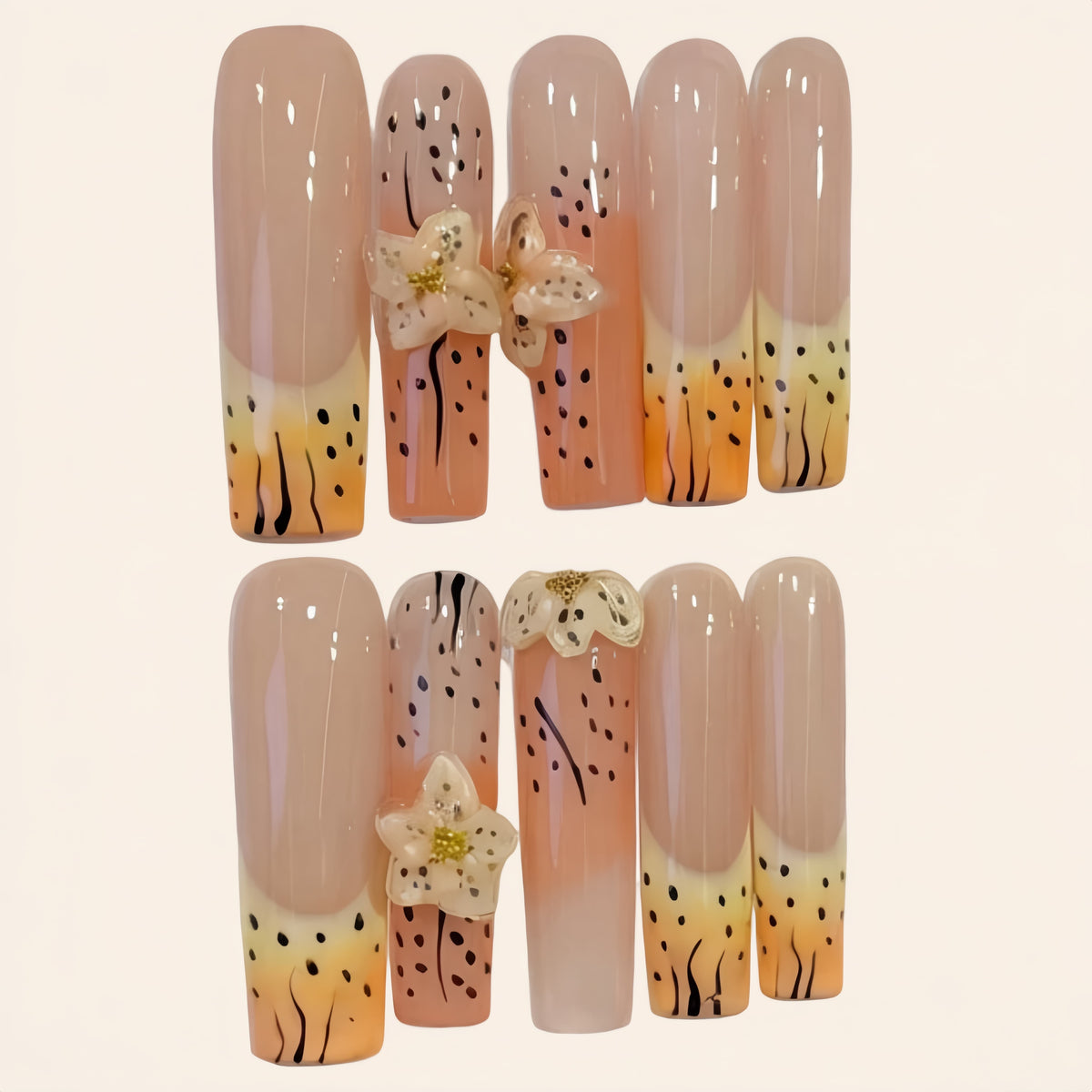 Nailsens Press-on Nails Savanna Bloom