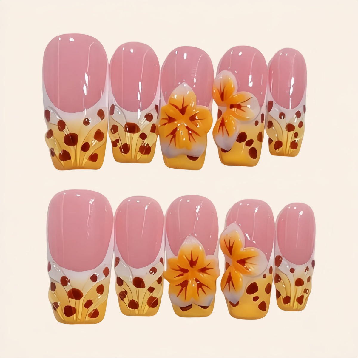 Nailsens Press-on Nails Marigold Meadow