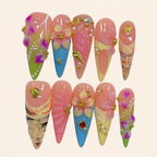 Nailsens Press-on Nails Coastal Blossom