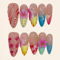 Nailsens Press-on Nails Sunset Petals Almond