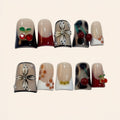 Nailsens Press-on Nails Mixed Berry Square
