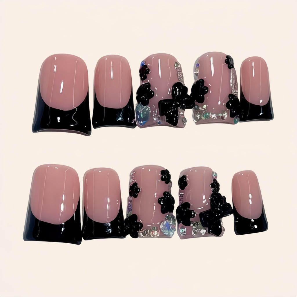 Nailsens Press-on Nails Midnight Bloom