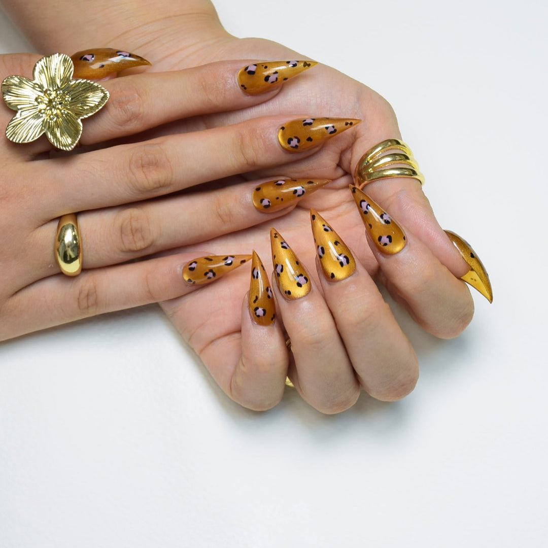 Nailsens Bling Leopard Fierce Press-on Nails
