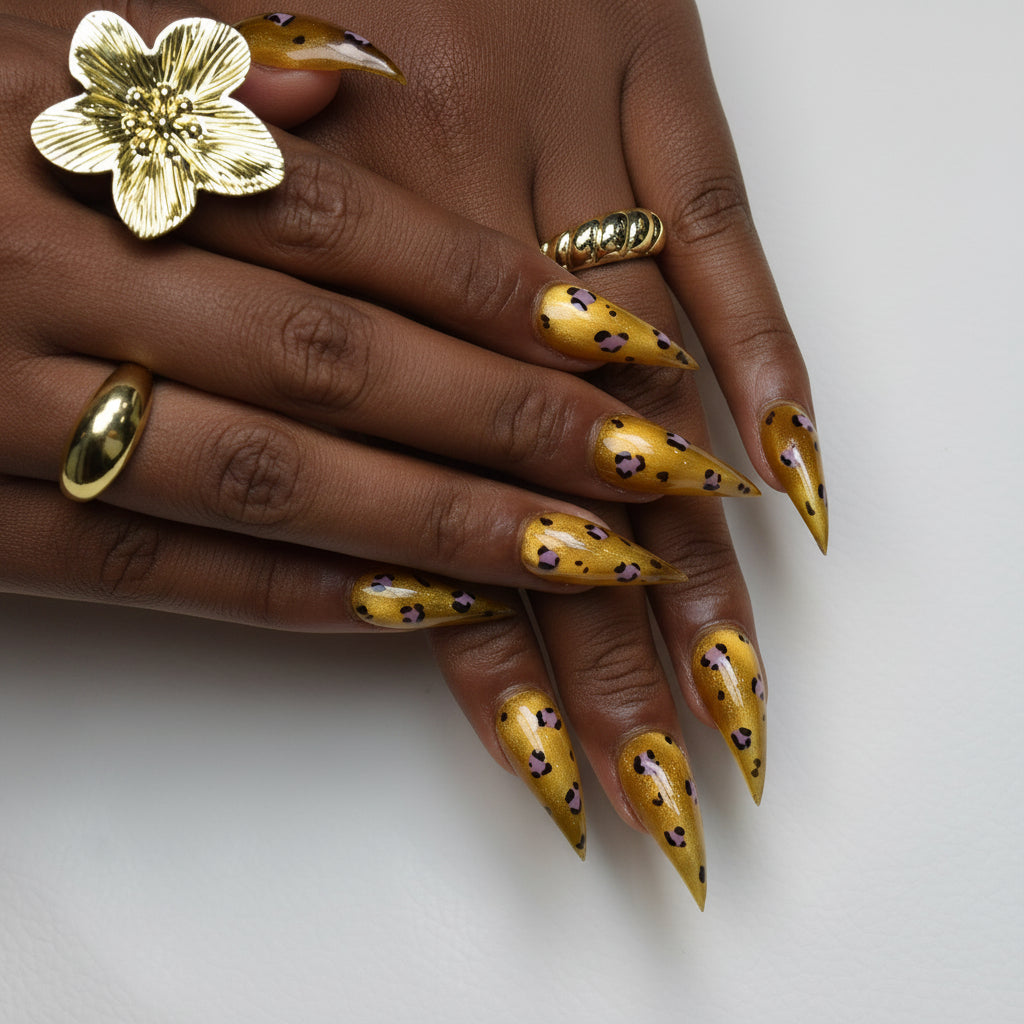 Nailsens Bling Leopard Fierce Press-on Nails