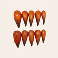 Caramel Latte Chrome Stiletto
