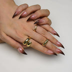 Nailsens Classic Mocha Fade Press-on Nails