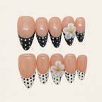 Nailsens Polka Bl 1 compressed Press-on Nails