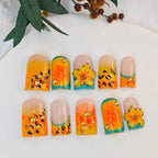 Nailsens Tropical Sunset Leopard Press-on Nails