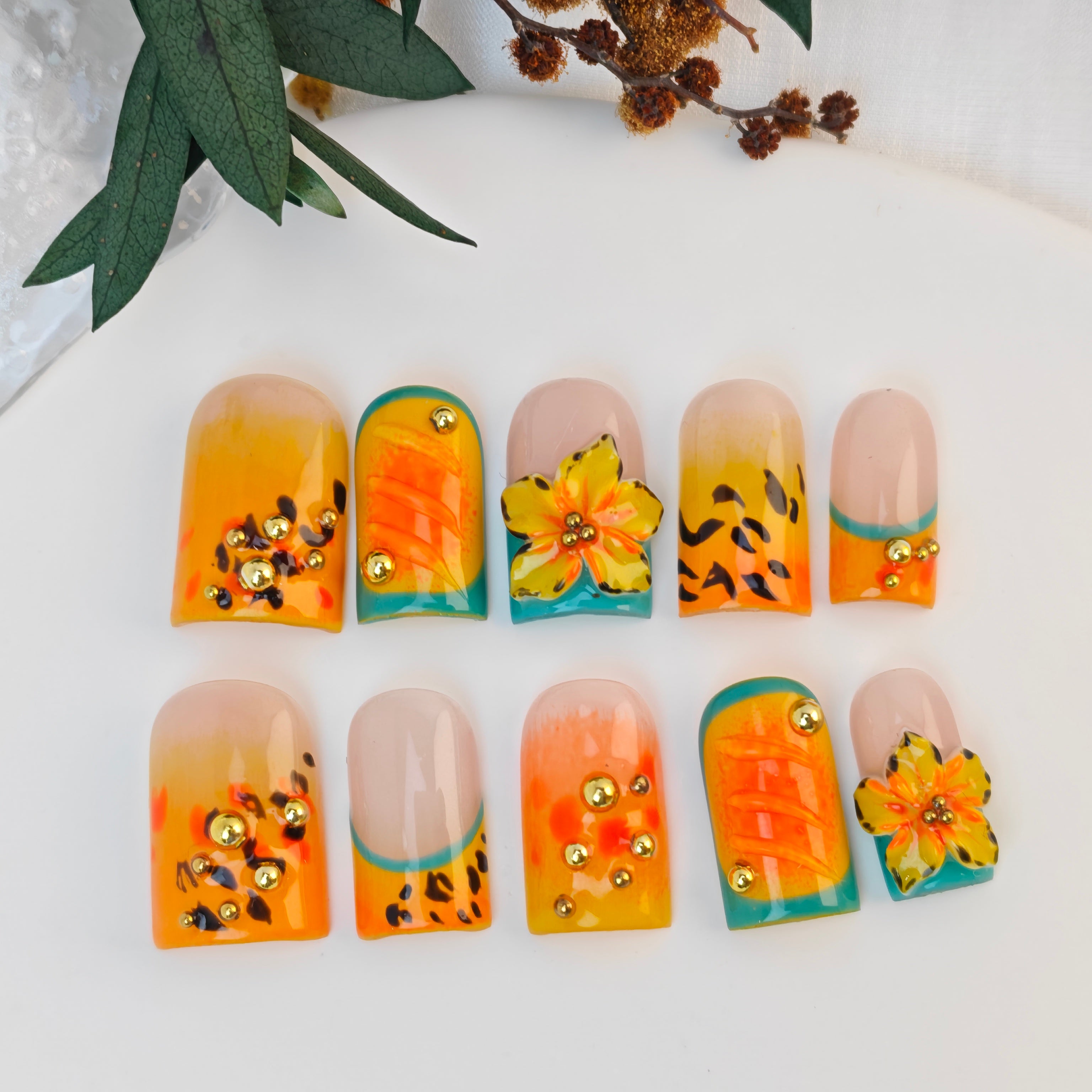Tropical Sunset Leopard
