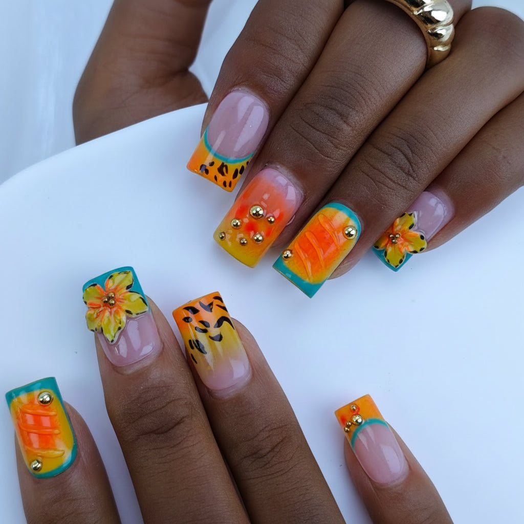 Tropical Sunset Leopard