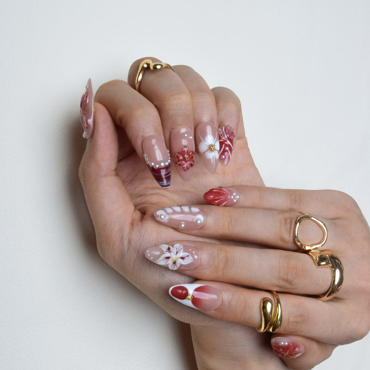Nailsens Cherry Blossom Press-on Nails