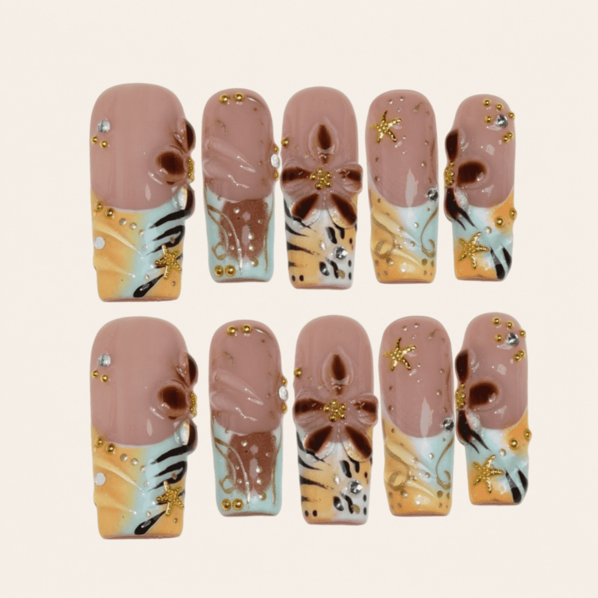 Nailsens Golden Horizon Press-on Nails
