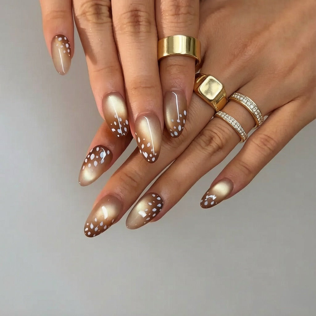 Nailsens Bronze Fawn On-Hand Look Press-on Nails
