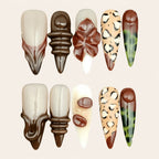 Nailsens Press-on Nails Cocoa Talisman