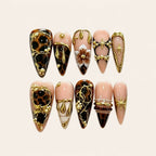 Nailsens Gilded Nocturne press-on nail set
