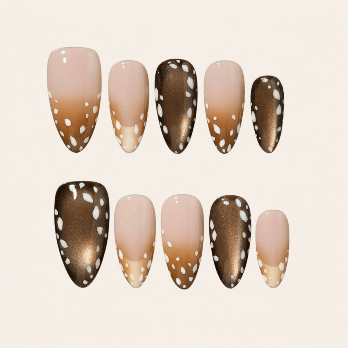 Nailsens Press-on Nails Mocha Fawn
