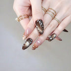 Nailsens Mocha Fawn On-Hand Look Press-on Nails